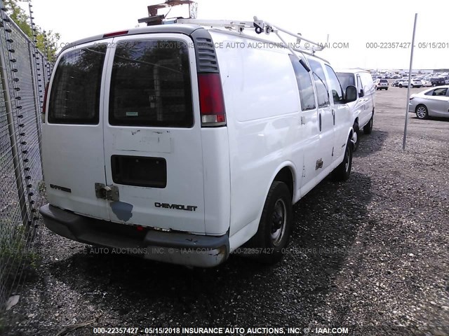 1GCHG35R1X1132695 - 1999 CHEVROLET EXPRESS G3500  WHITE photo 4