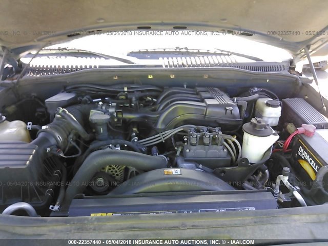 1FMDU63E75UA05109 - 2005 FORD EXPLORER XLT/XLT SPORT/NBX Dark Blue photo 10
