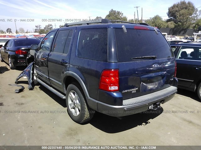 1FMDU63E75UA05109 - 2005 FORD EXPLORER XLT/XLT SPORT/NBX Dark Blue photo 3