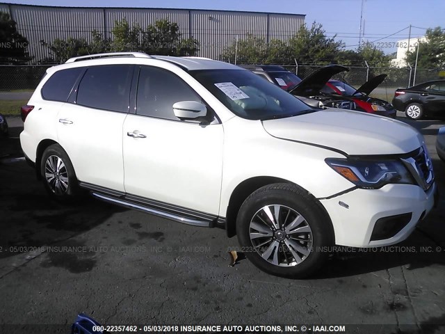 5N1DR2MN2HC666534 - 2017 NISSAN PATHFINDER S/SV/SL/PLATINUM 白色 照片 1