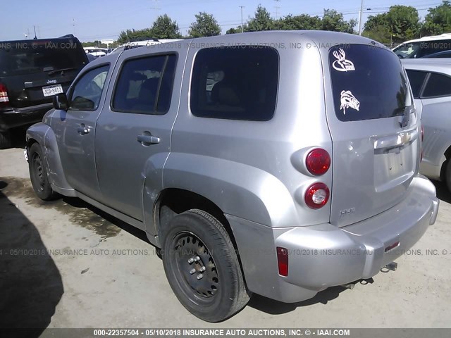 3GNDA13D97S604076 - 2007 CHEVROLET HHR LS ვერცხლისფერი ფოტო 3