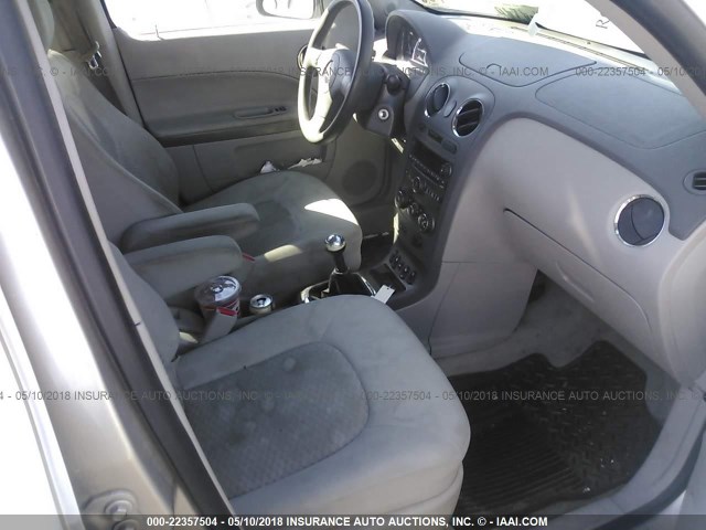 3GNDA13D97S604076 - 2007 CHEVROLET HHR LS ვერცხლისფერი ფოტო 5