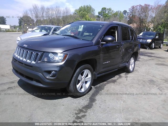 1C4NJDBB2GD713820 - 2016 JEEP COMPASS SPORT GRAY photo 2