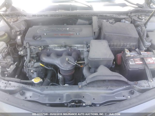 4T1BE46K09U297153 - 2009 TOYOTA CAMRY SE/LE/XLE 灰色 照片 10