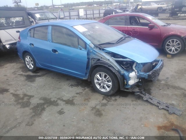 JHMZE2H7XAS009329 - 2010 HONDA INSIGHT EX BLUE photo 1