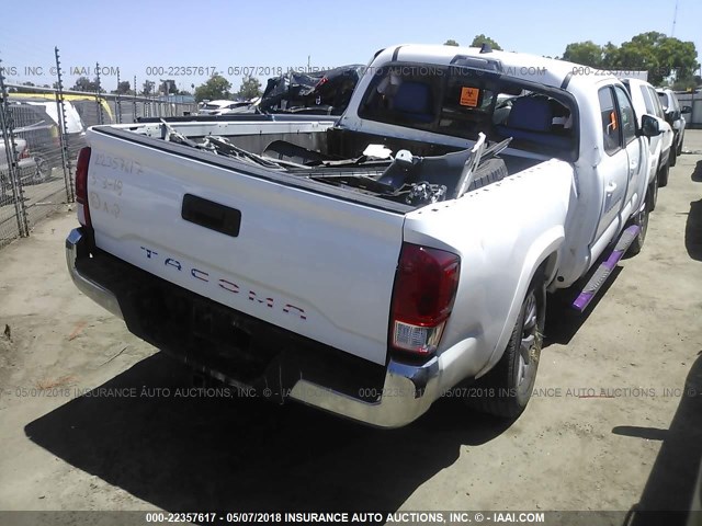 3TMDZ5BN6GM010424 - 2016 TOYOTA TACOMA DBL CAB/SR5/TRD SPORT/OR WHITE photo 4