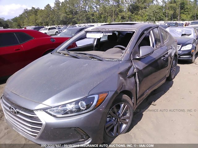 5NPD84LF4JH264361 - 2018 HYUNDAI ELANTRA SEL/VALUE/LIMITED GRAY photo 6