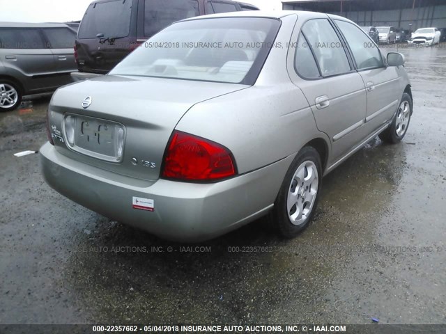 3N1CB51D16L546200 - 2006 NISSAN SENTRA 1.8/1.8S TAN photo 4