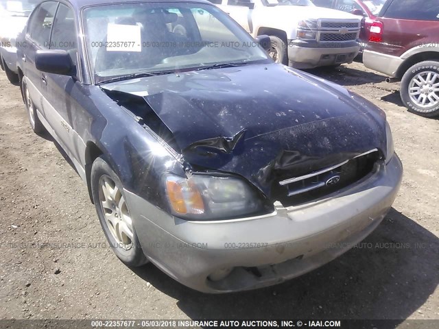 4S3BE686117200304 - 2001 SUBARU LEGACY OUTBACK LIMITED BLACK photo 6