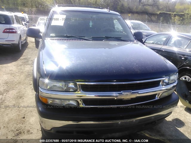 1GNFK16Z66J144341 - 2006 CHEVROLET SUBURBAN K1500 BLUE photo 6