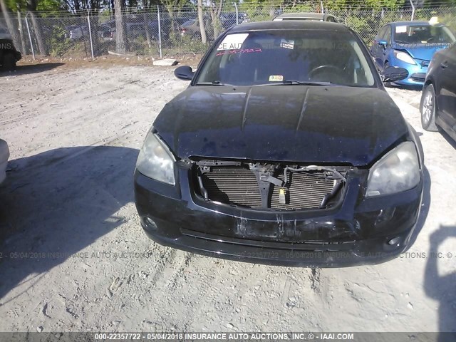 1N4AL11D56N346906 - 2006 NISSAN ALTIMA S/SL BLACK photo 6