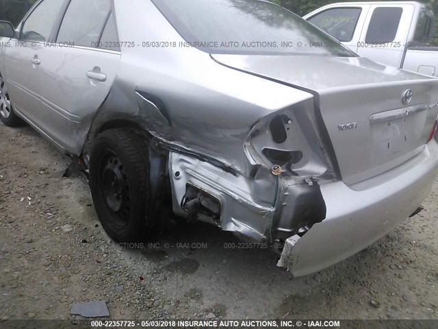 4T1BE32K03U727514 - 2003 TOYOTA CAMRY LE/XLE/SE SILVER photo 6