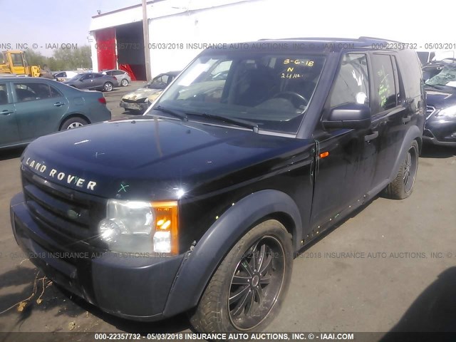 SALAD25495A328785 - 2005 LAND ROVER LR3 SE BLACK photo 2