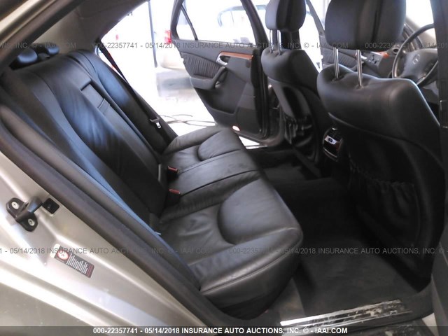 WDBNG83J16A462895 - 2006 MERCEDES-BENZ S 430 4MATIC SILVER photo 8