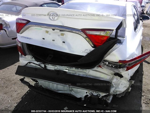 4T1BF1FK6GU192383 - 2016 TOYOTA CAMRY LE/XLE/SE/XSE WHITE photo 6