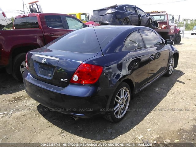JTKDE177070220317 - 2007 TOYOTA SCION TC 蓝色 照片 4