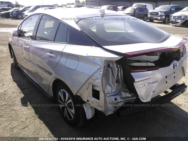 JTDKARFP1H3054982 - 2017 TOYOTA PRIUS PRIME  白色 照片 3