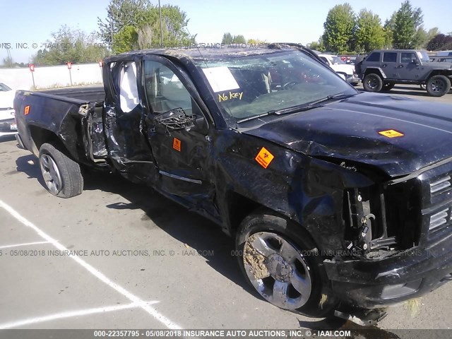 1GCVKSEC6FZ445961 - 2015 CHEVROLET SILVERADO K1500 LTZ BLACK photo 6