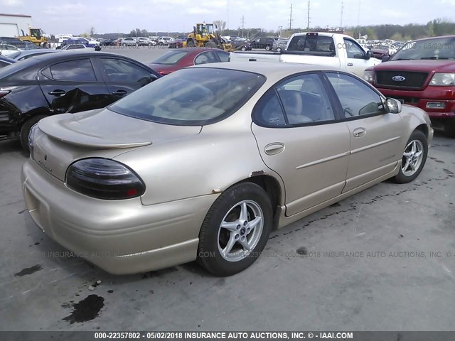 1G2WP52K8YF194307 - 2000 PONTIAC GRAND PRIX GT GOLD photo 4