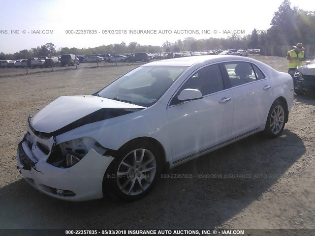 1G1ZE5E77AF320967 - 2010 CHEVROLET MALIBU LTZ 白色 照片 2
