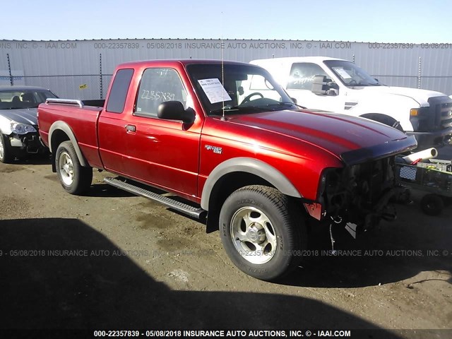 1FTZR45E13PA08399 - 2003 FORD RANGER SUPER CAB RED photo 1