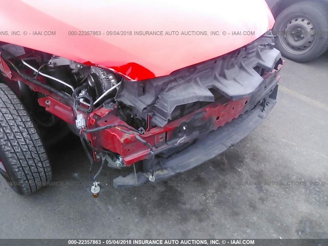 JM1DE1KZ8E0186673 - 2014 MAZDA MAZDA2 SPORT RED photo 6