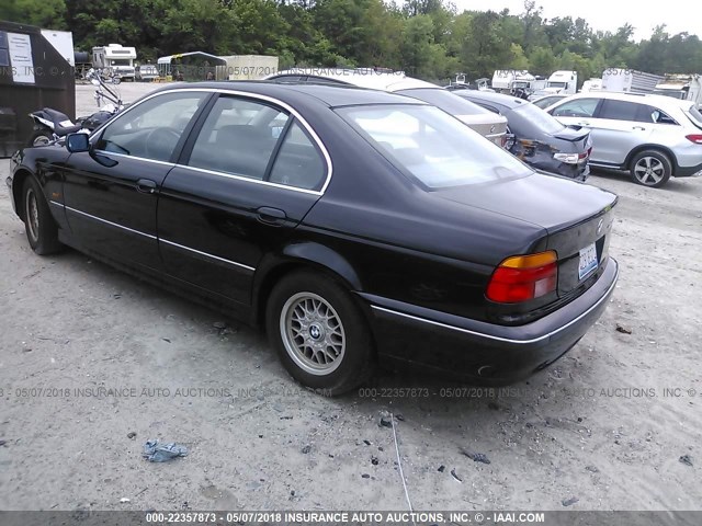 WBADD6324WBW47257 - 1998 BMW 528 I AUTOMATIC BLACK photo 3