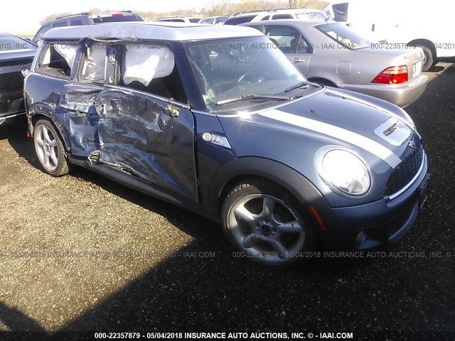 WMWMM3C57ATZ32479 - 2010 MINI COOPER S CLUBMAN BLUE photo 1