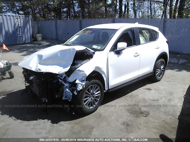 JM3KFBBM5J0311645 - 2018 MAZDA CX-5 SPORT WHITE photo 2