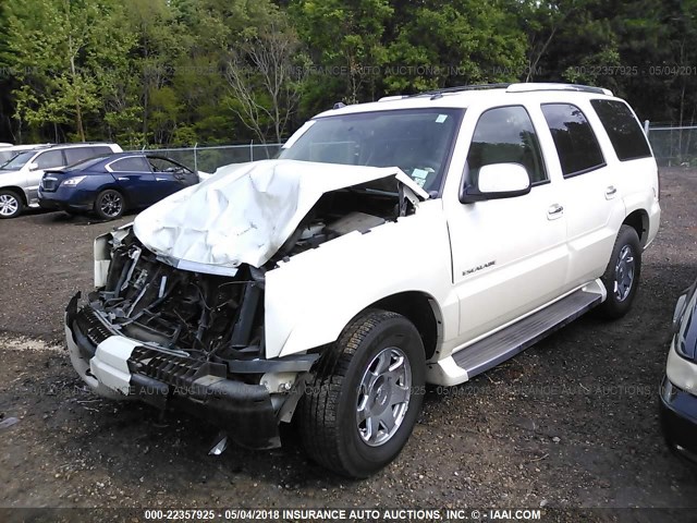 1GYEC63N05R201112 - 2005 CADILLAC ESCALADE LUXURY WHITE photo 2