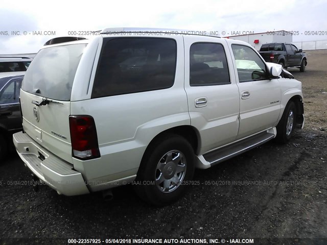 1GYEC63N05R201112 - 2005 CADILLAC ESCALADE LUXURY WHITE photo 4