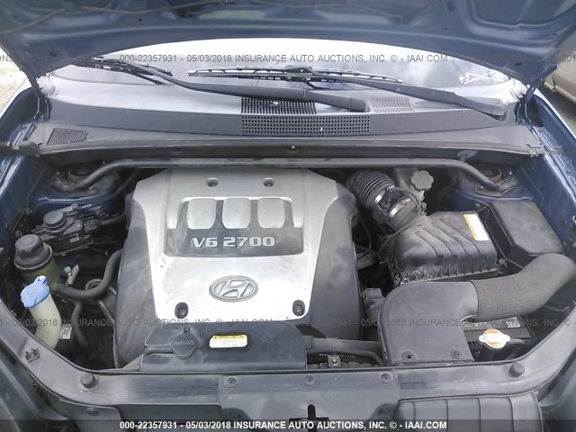 KM8JN72D06U312640 - 2006 HYUNDAI TUCSON GLS/LIMITED 蓝色 照片 10