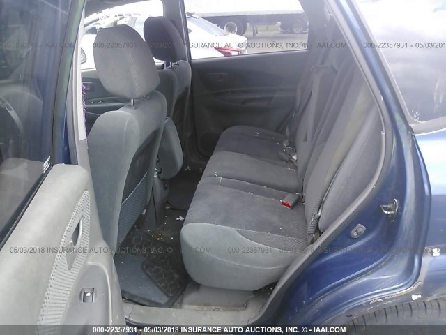 KM8JN72D06U312640 - 2006 HYUNDAI TUCSON GLS/LIMITED BLUE photo 8