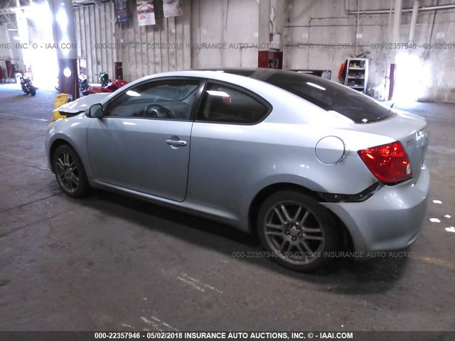 JTKDE177260080236 - 2006 TOYOTA SCION TC 锡色 照片 3