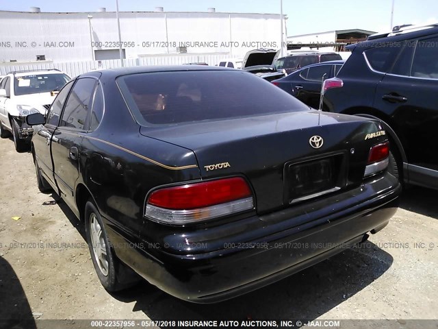 4T1BF12B7TU113092 - 1996 TOYOTA AVALON XL/XLS BLACK photo 3