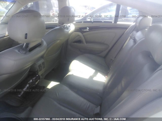 JNKBF01A32M006271 - 2002 INFINITI Q45 WHITE photo 8