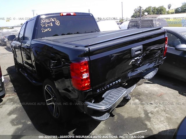 3GCPCREC4GG201273 - 2016 CHEVROLET SILVERADO C1500 LT BLACK photo 3