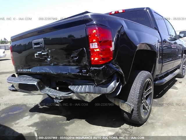 3GCPCREC4GG201273 - 2016 CHEVROLET SILVERADO C1500 LT BLACK photo 6