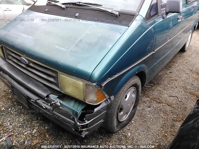 1FMCA11U6PZC54914 - 1993 FORD AEROSTAR TURQUOISE photo 6