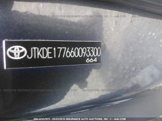 JTKDE177660093300 - 2006 TOYOTA SCION TC 灰色 照片 9