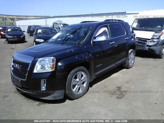 2GKALREK7E6373159 - 2014 GMC TERRAIN SLE BLACK photo 2