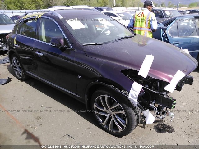 JN1BJ0RR7GM263907 - 2016 INFINITI QX50 MAROON photo 1