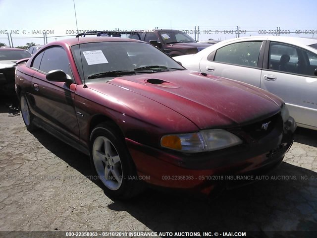 1FALP42X2TF176405 - 1996 FORD MUSTANG GT RED photo 1