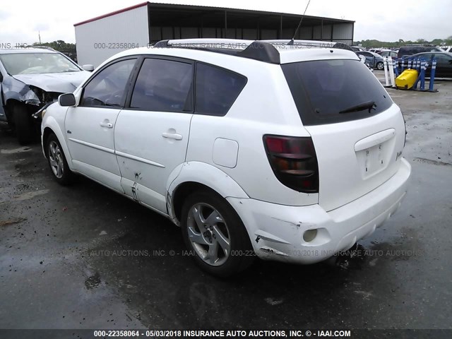 5Y2SL63845Z412154 - 2005 PONTIAC VIBE WHITE photo 3