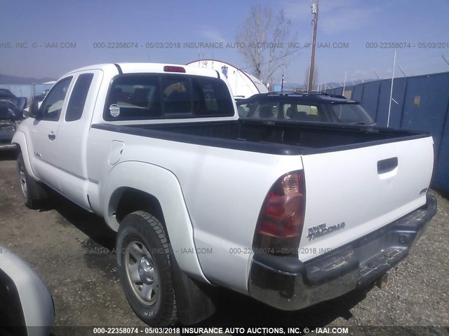 5TEUX42N86Z178423 - 2006 TOYOTA TACOMA ACCESS CAB Weiß Foto 3