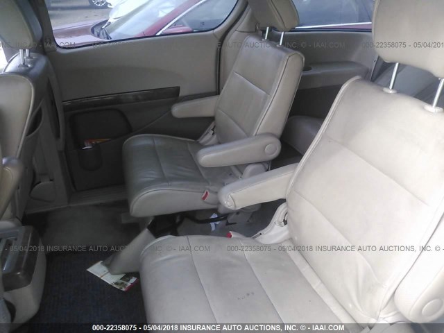 5N1BV28U57N104702 - 2007 NISSAN QUEST S/SE/SL GOLD photo 8