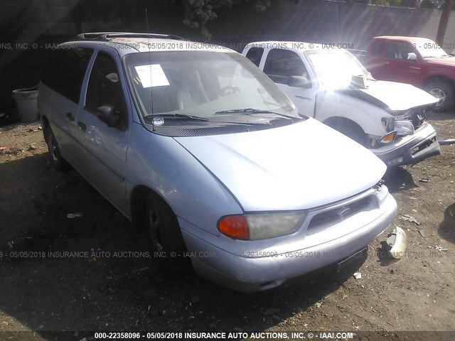 2FMZA5141WBD45303 - 1998 FORD WINDSTAR WAGON BLUE photo 1