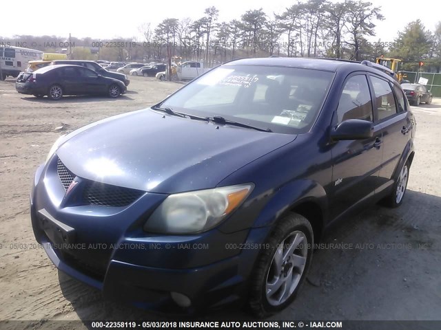 5Y2SM64884Z433857 - 2004 PONTIAC VIBE Dark Blue photo 2