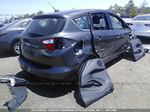 1FADP5CU4GL110203 - 2016 FORD C-MAX PREMIUM SEL GRAY photo 4