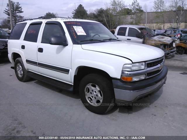 1GNEK13V14J277664 - 2004 CHEVROLET TAHOE K1500 WHITE photo 1